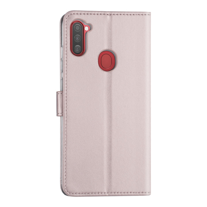 Samsung hoesje voor Galaxy A11 - Rose Gold - Book Case - Kaarthouder (A115F)-Hoesjes-Ilumina Benelux