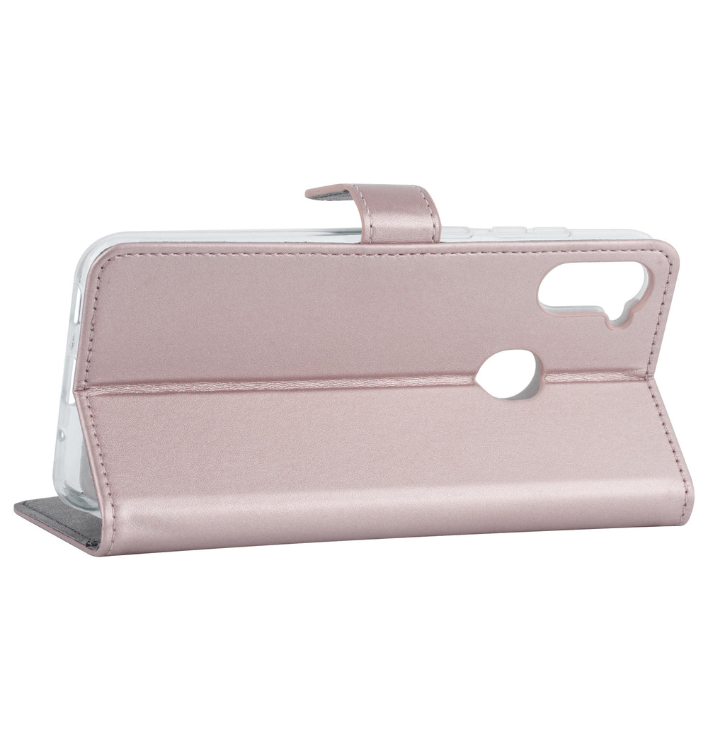 Samsung hoesje voor Galaxy A11 - Rose Gold - Book Case - Kaarthouder (A115F)-Hoesjes-Ilumina Benelux