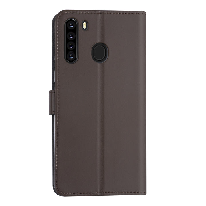 Samsung hoesje voor Galaxy A21 - Bruin - Book Case - Kaarthouder (A205F)-Hoesjes-Ilumina Benelux