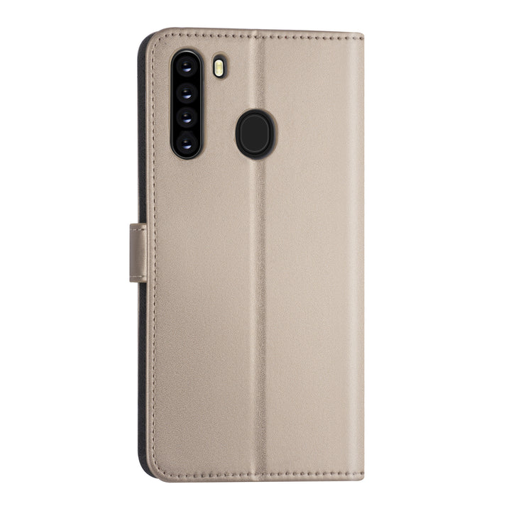Samsung hoesje voor Galaxy A21 - Goud - Book Case - Kaarthouder (A205F)-Hoesjes-Ilumina Benelux