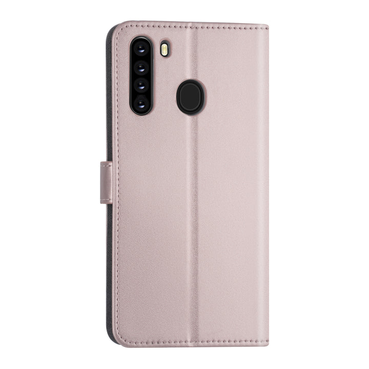 Samsung hoesje voor Galaxy A21 - Rose Gold - Book Case - Kaarthouder (A205F)-Hoesjes-Ilumina Benelux