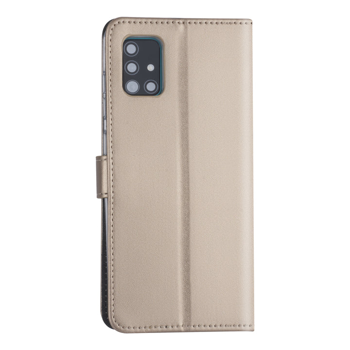Samsung hoesje voor Galaxy A31 - Goud - Book Case - Kaarthouder (A315F)-Hoesjes-Ilumina Benelux