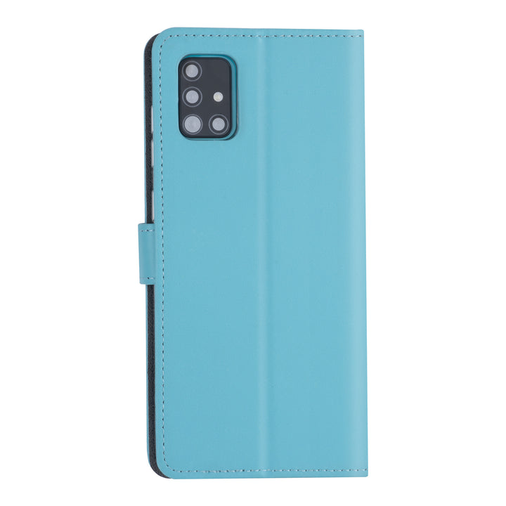 Samsung hoesje voor Galaxy A71 - LichtBlauw - Book Case - Kaarthouder (A715F)-Hoesjes-Ilumina Benelux