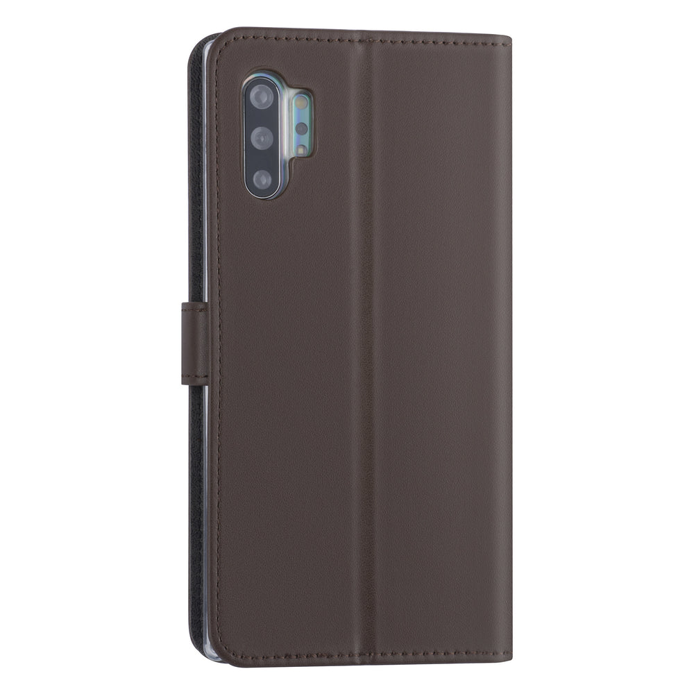 Samsung hoesje voor Galaxy Note 10 Plus - Bruin - Book Case - Kaarthouder (N975F)-Hoesjes-Ilumina Benelux