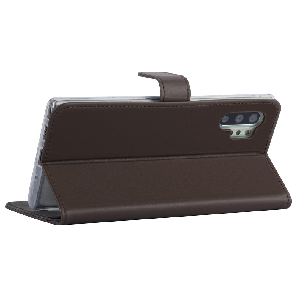 Samsung hoesje voor Galaxy Note 10 Plus - Bruin - Book Case - Kaarthouder (N975F)-Hoesjes-Ilumina Benelux