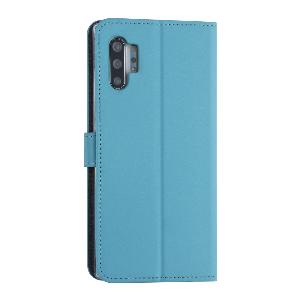 Samsung hoesje voor Galaxy Note 10 Plus - LichtBlauw - Book Case - Kaarthouder (N975F)-Hoesjes-Ilumina Benelux