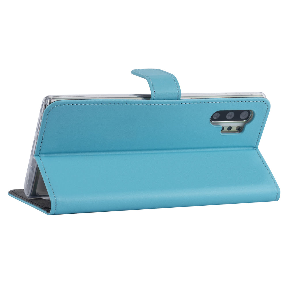 Samsung hoesje voor Galaxy Note 10 Plus - LichtBlauw - Book Case - Kaarthouder (N975F)-Hoesjes-Ilumina Benelux