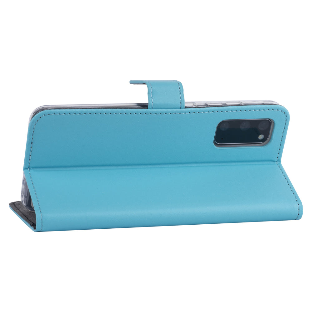 Samsung hoesje voor Galaxy S20 - LichtBlauw - Book Case - Kaarthouder-Hoesjes-Ilumina Benelux
