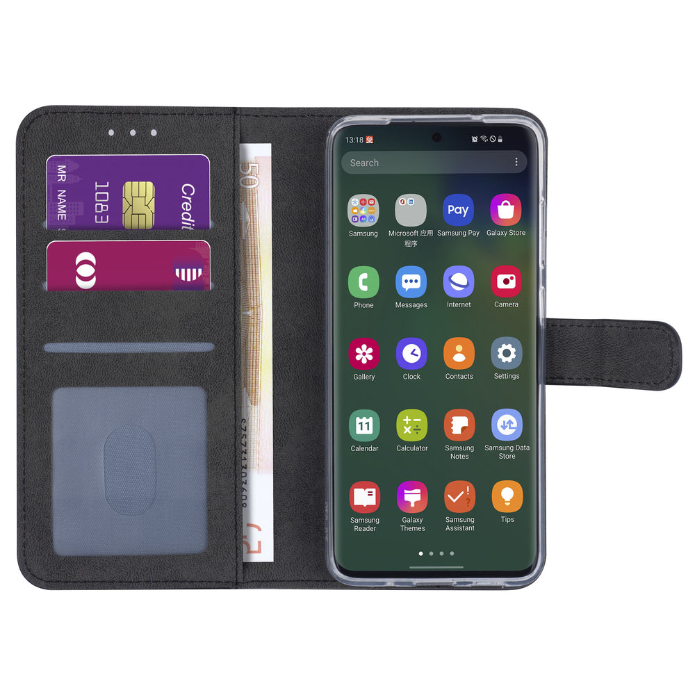 Samsung hoesje voor Galaxy S20 Plus - Zwart - Book Case - Kaarthouder-Hoesjes-Ilumina Benelux