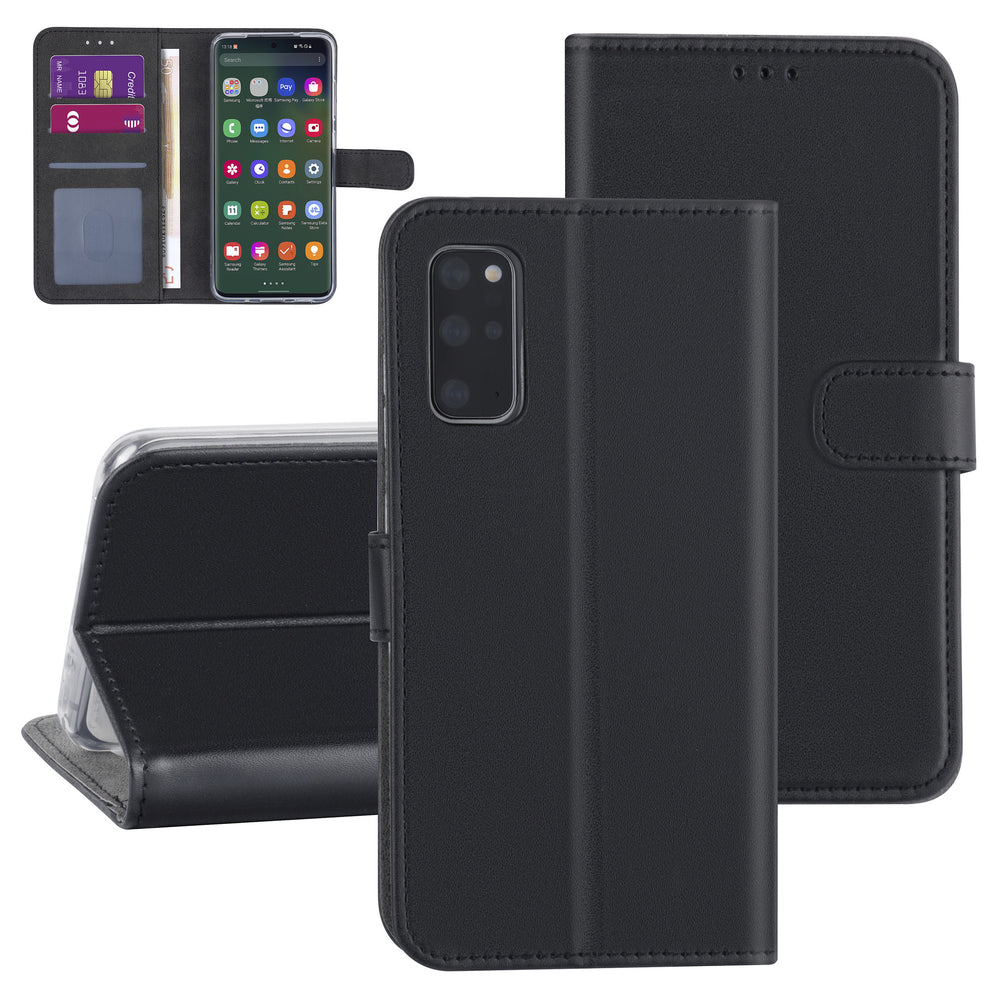 Samsung hoesje voor Galaxy S20 Plus - Zwart - Book Case - Kaarthouder-Hoesjes-Ilumina Benelux