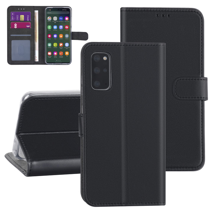 Samsung hoesje voor Galaxy S20 Plus - Zwart - Book Case - Kaarthouder-Hoesjes-Ilumina Benelux