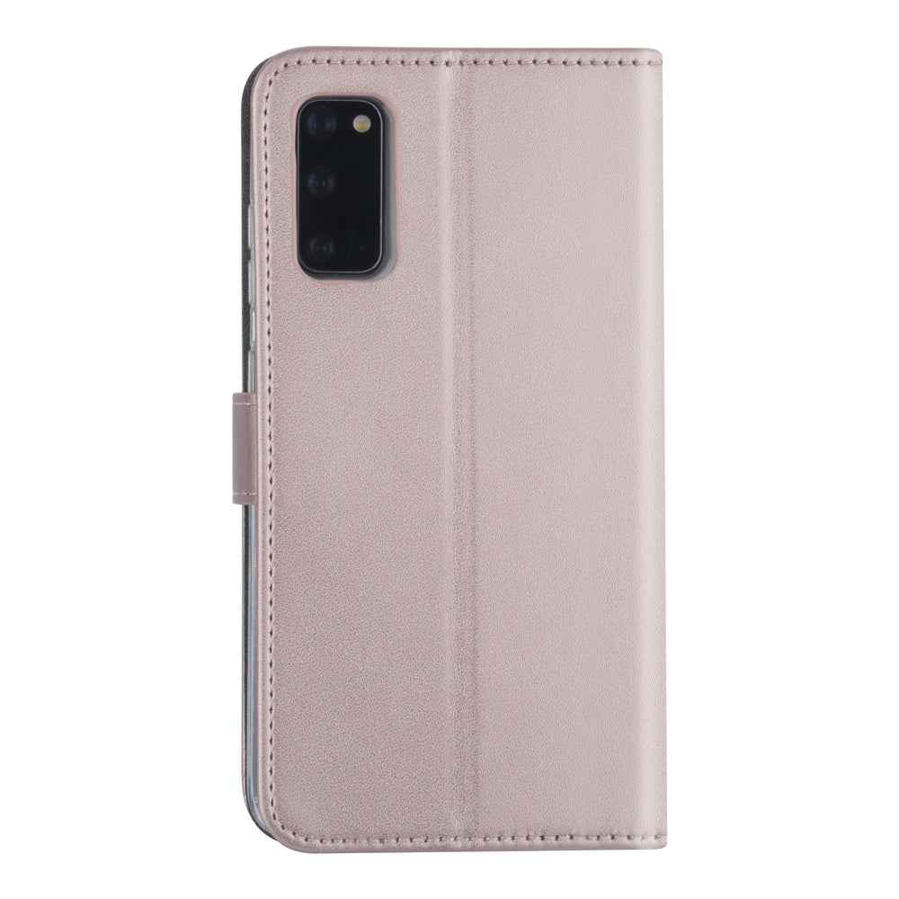 Samsung hoesje voor Galaxy S20 - Rose Gold - Book Case - Kaarthouder-Hoesjes-Ilumina Benelux