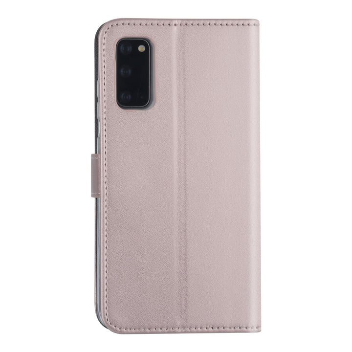 Samsung hoesje voor Galaxy S20 - Rose Gold - Book Case - Kaarthouder-Hoesjes-Ilumina Benelux