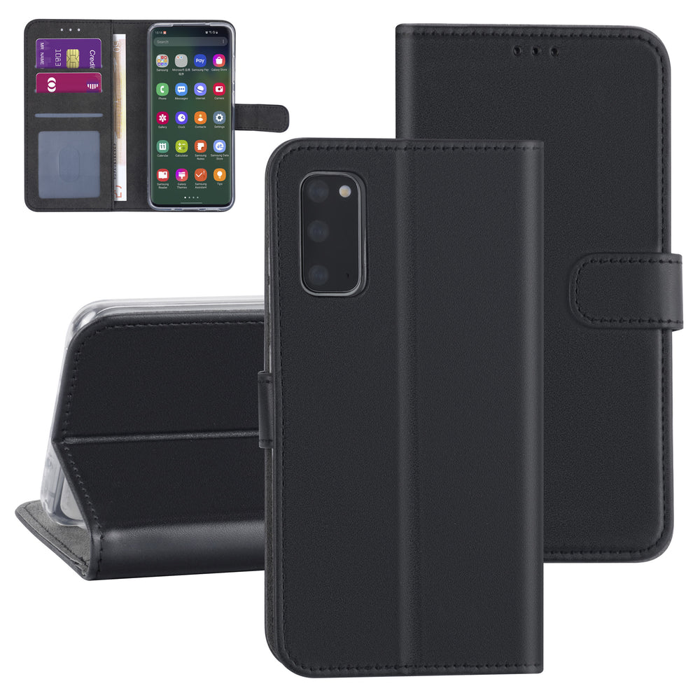 Samsung hoesje voor Galaxy S20 - Zwart - Book Case - Kaarthouder-Hoesjes-Ilumina Benelux