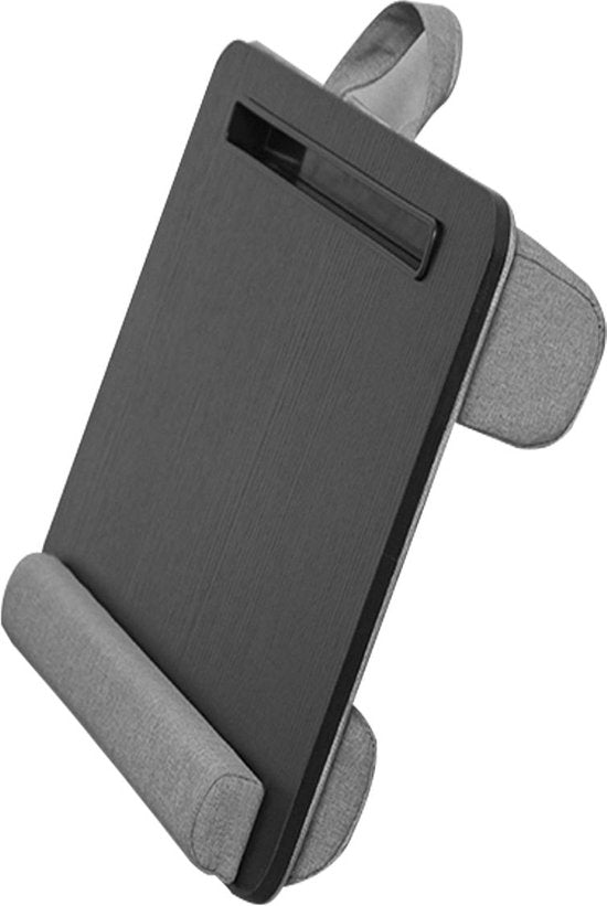 Schootkussen voor Laptop & Tablet – Schoottafel met Polssteun – Ingebouwde Standaard – 42,5 x 32 x 6 cm – Grijs-Notebookstandaard-Ilumina Benelux