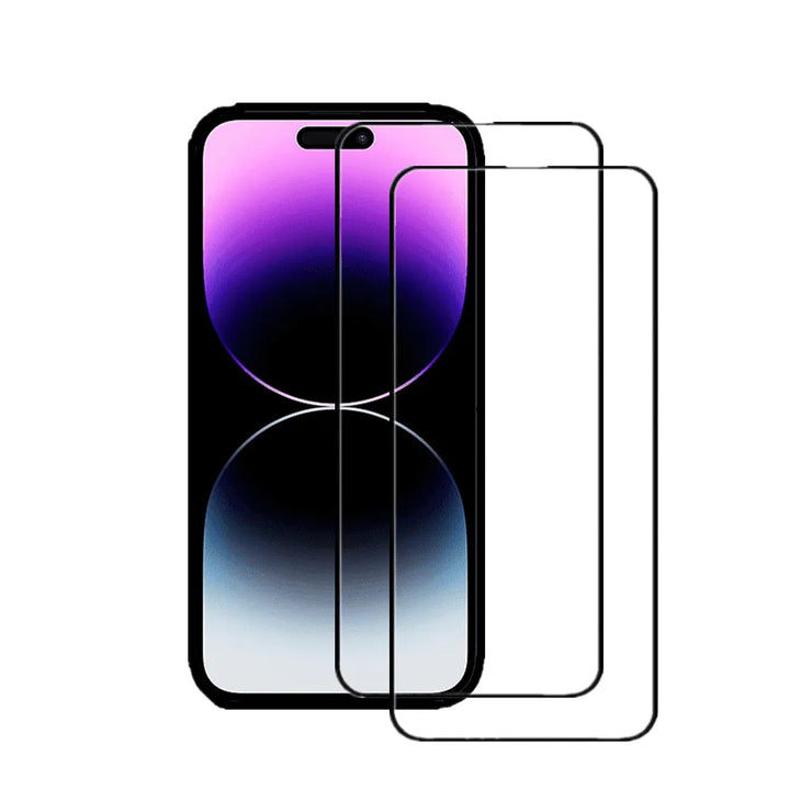 iPhone 14 Pro Max Screenprotector Full Cover Glas Gehard 9H – 2-Pack-Ilumina Benelux