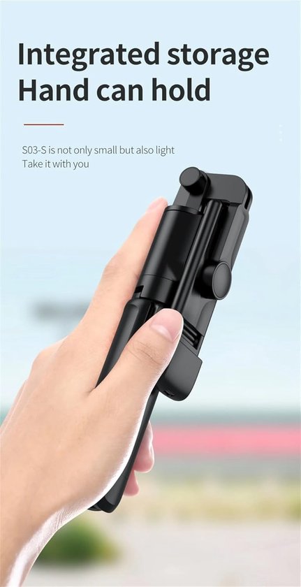 Selfie Stick Tripod – Bluetooth Afstandsbediening – Fill Light Verlichting – Universeel Geschikt voor iPhone & Samsung – Zwart-Selfiesticks-Ilumina Benelux