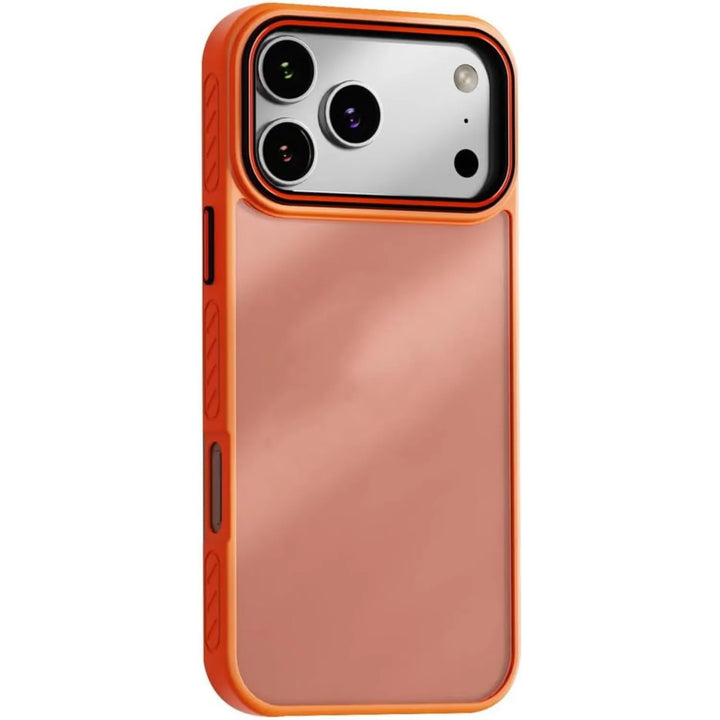 Siliconen Backcover – Schokbestendig - Perfecte Pasvorm - iPhone 15 Hoesjes - Oranje-Ilumina Benelux