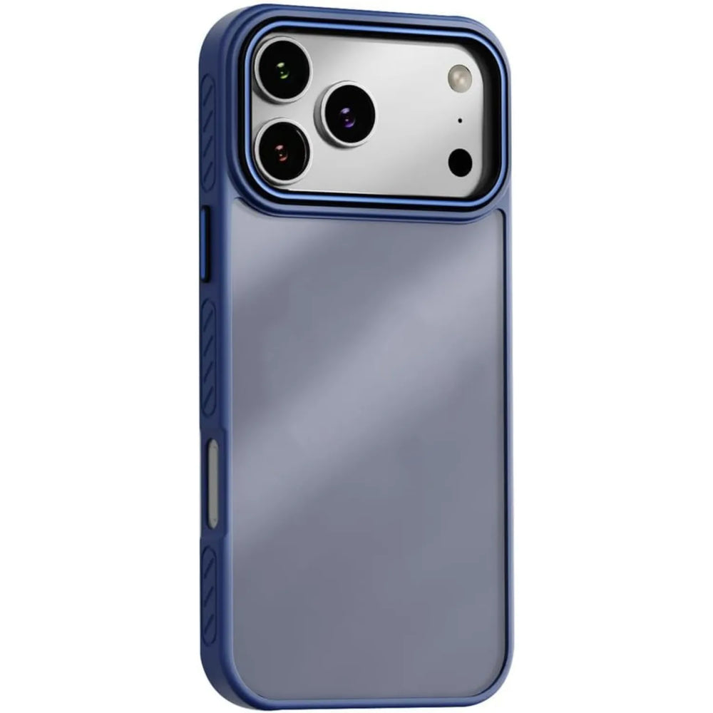 Siliconen Backcover – Schokbestendig - Perfecte Pasvorm - iPhone 15 Pro Max Hoesjes - Blauw-Ilumina Benelux
