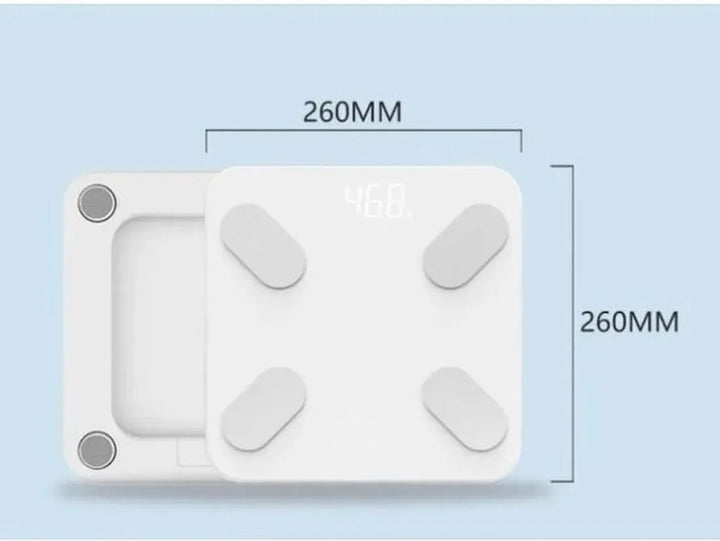Slimme Personenweegschaal – Bluetooth Body Fat Scale – Volledige Lichaamsanalyse – USB Oplaadbaar – Tot 180kg-Personenweegschaal-Ilumina Benelux