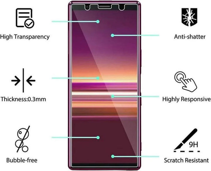 Sony Xperia 5 Screenprotector Gehard 9H – Anti-kras – 1-Pack-Ilumina Benelux