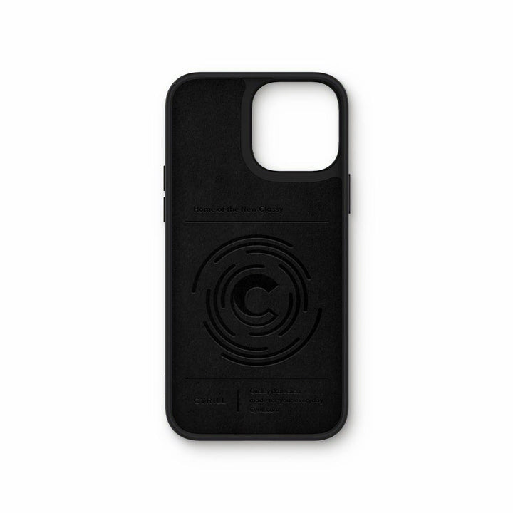 Spigen Cyrill Leather Brick iPhone 13 Pro Max Hardcase Backcover - Magsafe Compatible - Zwart-Hoesjes-Ilumina Benelux