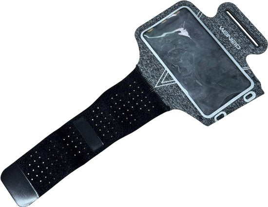 Sportarmband Telefoonhouder – Geschikt voor iPhone 13/14/15/16 serie – Hardloop Armband – Verstelbaar – Zwart-Ilumina Benelux