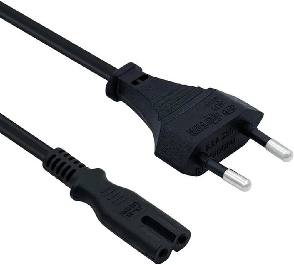 Stroomkabel randaarde – Voedingskabel met stekker – Geschikt voor PC monitor TV PS1-PS5 printer radio speaker – Zwart-Voedingskabels-Ilumina Benelux