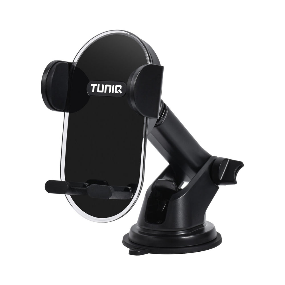 TUNIQ 360 graden draaibare Dashboard & Windscherm Telefoonhouder - Zwart-Telefoonhouders-Ilumina Benelux