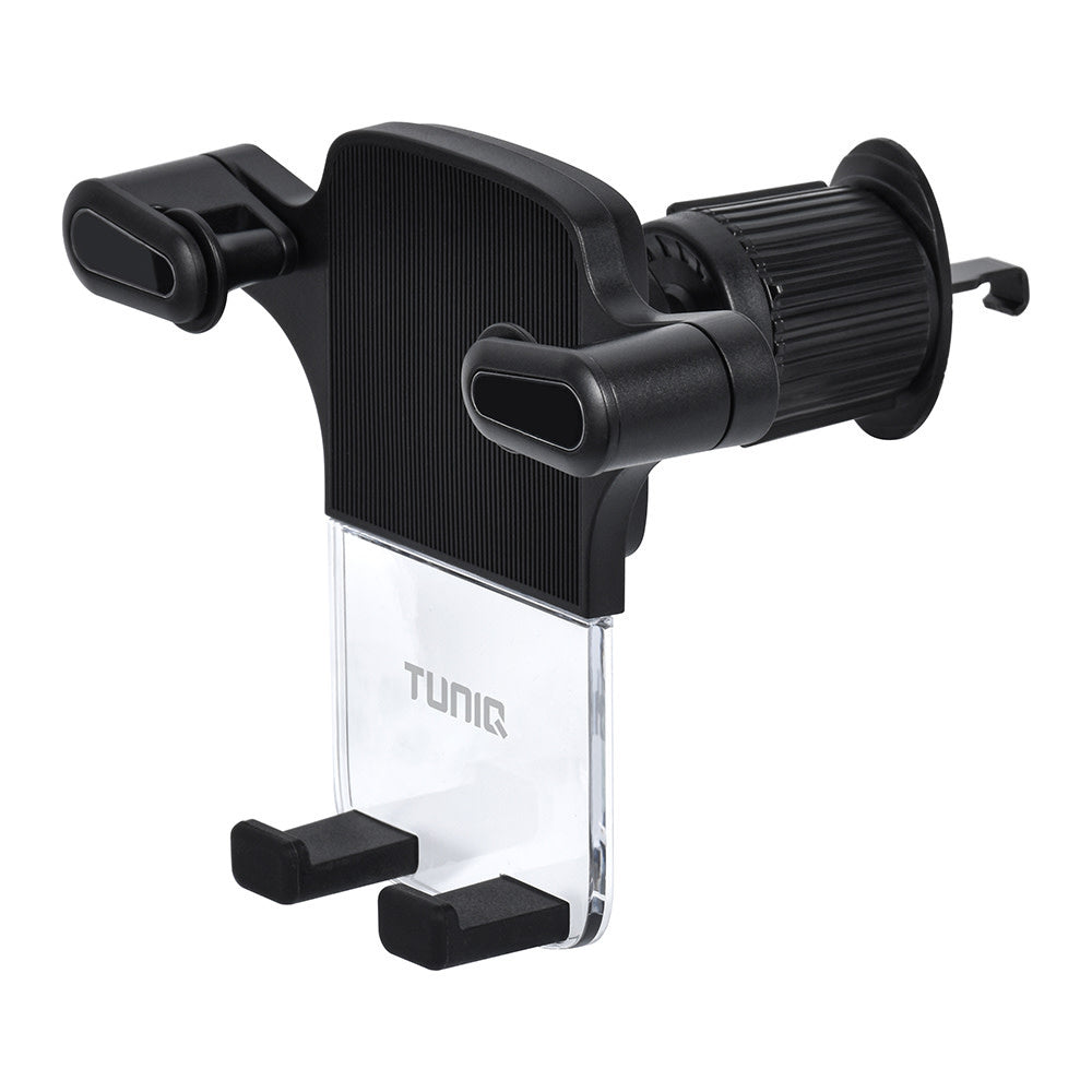 TUNIQ 360 graden draaibare Triclamp ventilatierooster Telefoonhouder - Zwart-Telefoonhouders-Ilumina Benelux