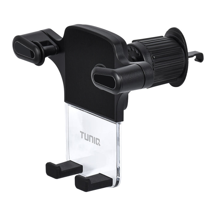 TUNIQ 360 graden draaibare Triclamp ventilatierooster Telefoonhouder - Zwart-Telefoonhouders-Ilumina Benelux
