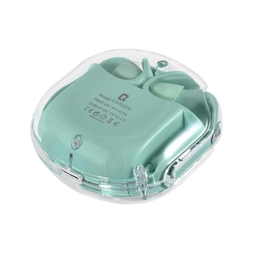 TUNIQ Ear Wireless Oordopje - Groen-In-ear koptelefoon-Ilumina Benelux