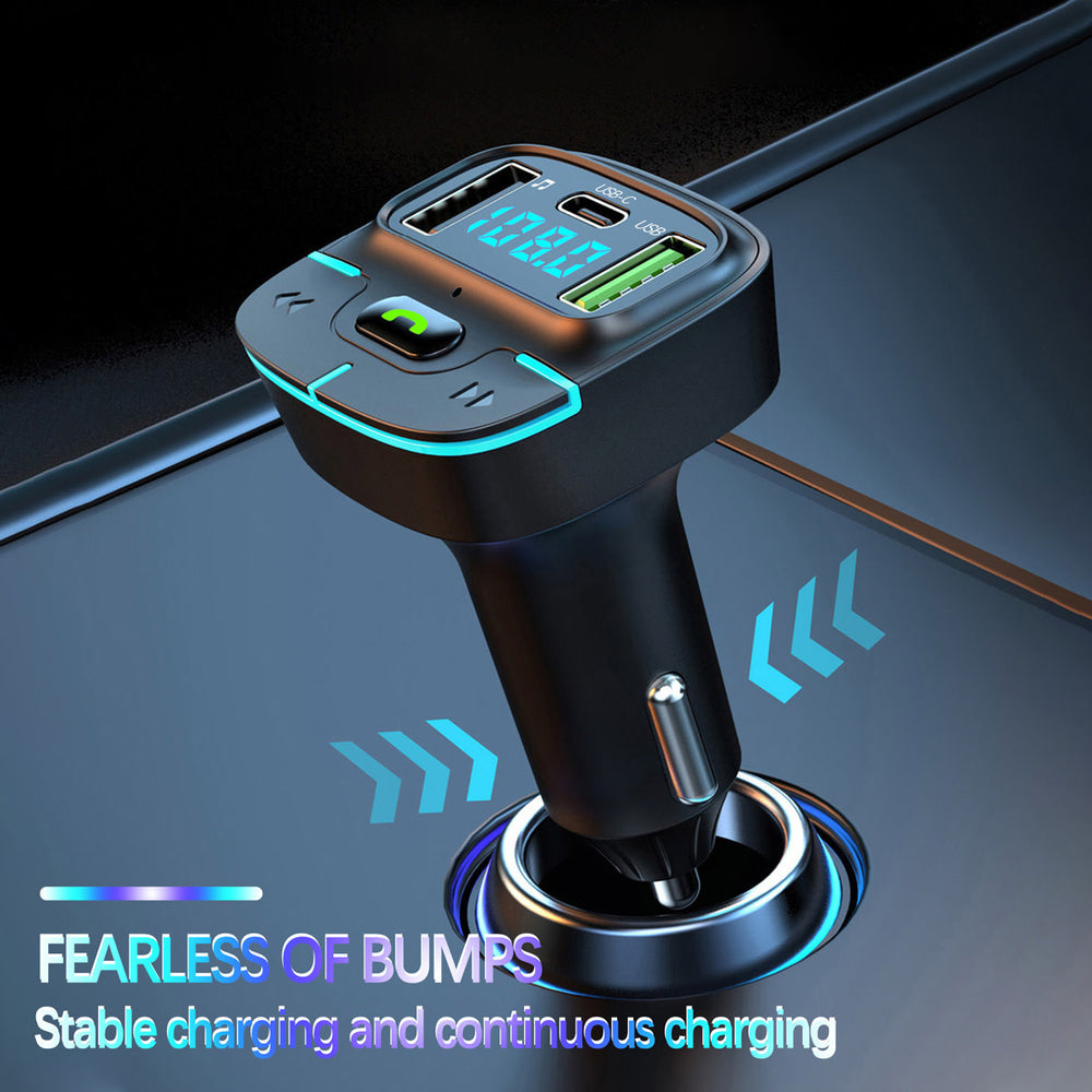 TUNIQ FM Transmitter and Car Charger - Zwart-FM transmitters-Ilumina Benelux