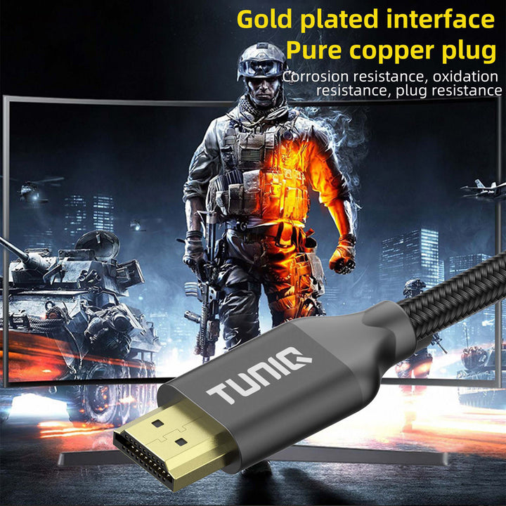 TUNIQ Premium 4K HDMI Cable - 200cm - Zwart-HDMI kabel-Ilumina Benelux