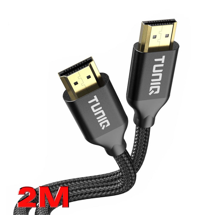 TUNIQ Premium 4K HDMI Cable - 200cm - Zwart-HDMI kabel-Ilumina Benelux