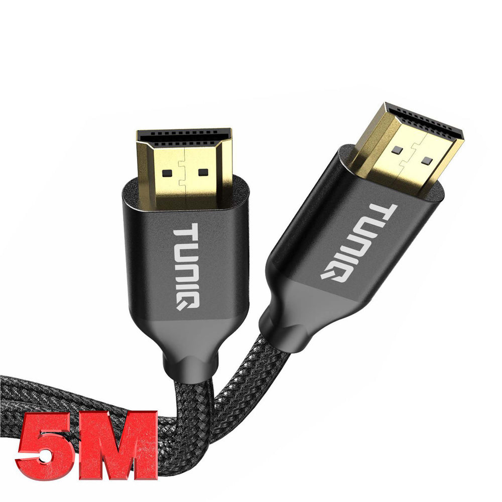 TUNIQ Premium 4K HDMI Cable - 500cm - Zwart-HDMI kabel-Ilumina Benelux