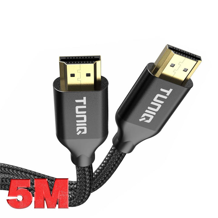 TUNIQ Premium 4K HDMI Cable - 500cm - Zwart-HDMI kabel-Ilumina Benelux