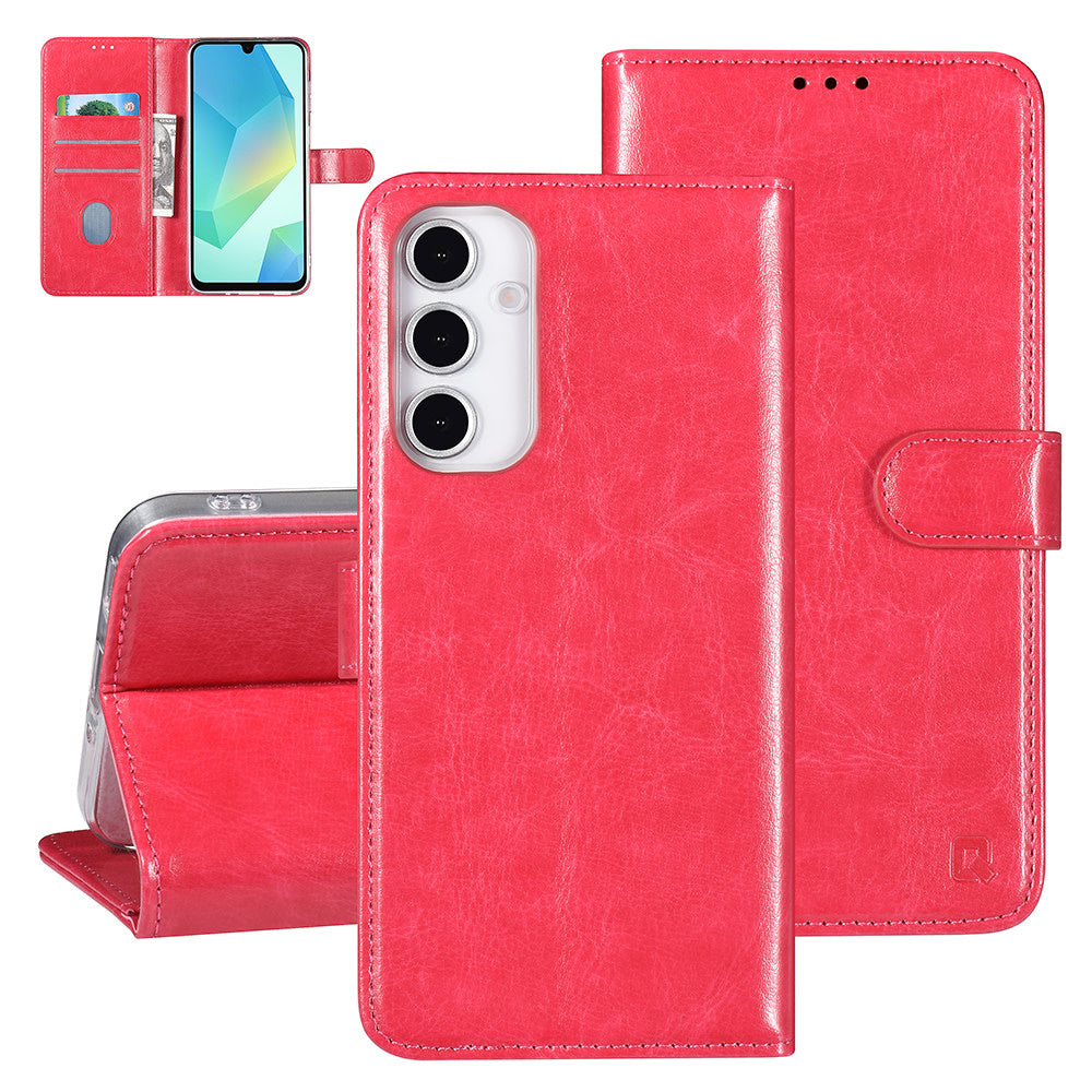 TUNIQ Samsung Galaxy A06 Book Case hoesje Pasjeshouder - Pink-Hoesjes-Ilumina Benelux