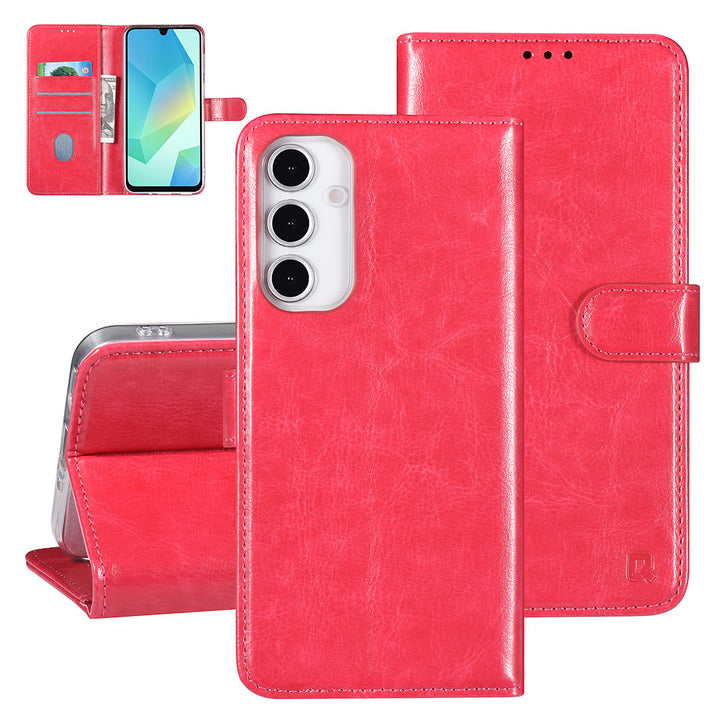 TUNIQ Samsung Galaxy A06 Book Case hoesje Pasjeshouder - Pink-Hoesjes-Ilumina Benelux