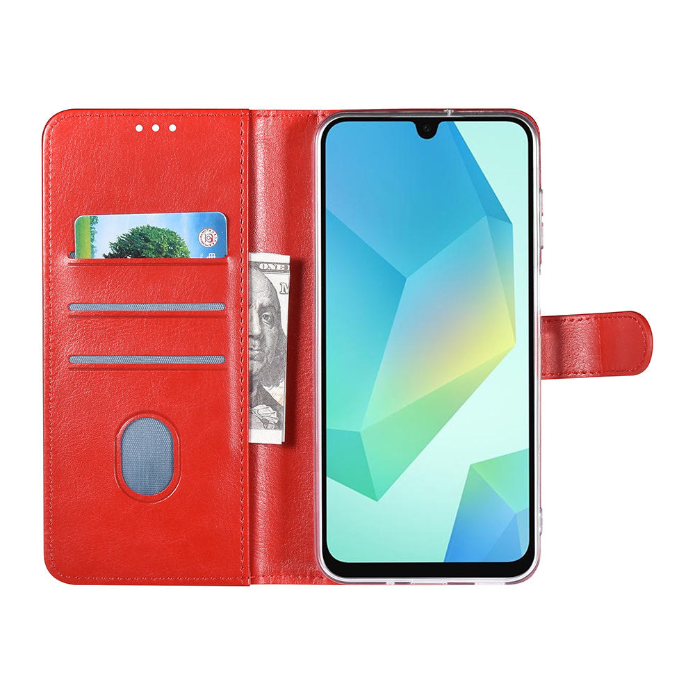 TUNIQ Samsung Galaxy A06 Book Case hoesje Pasjeshouder - Rood-Hoesjes-Ilumina Benelux