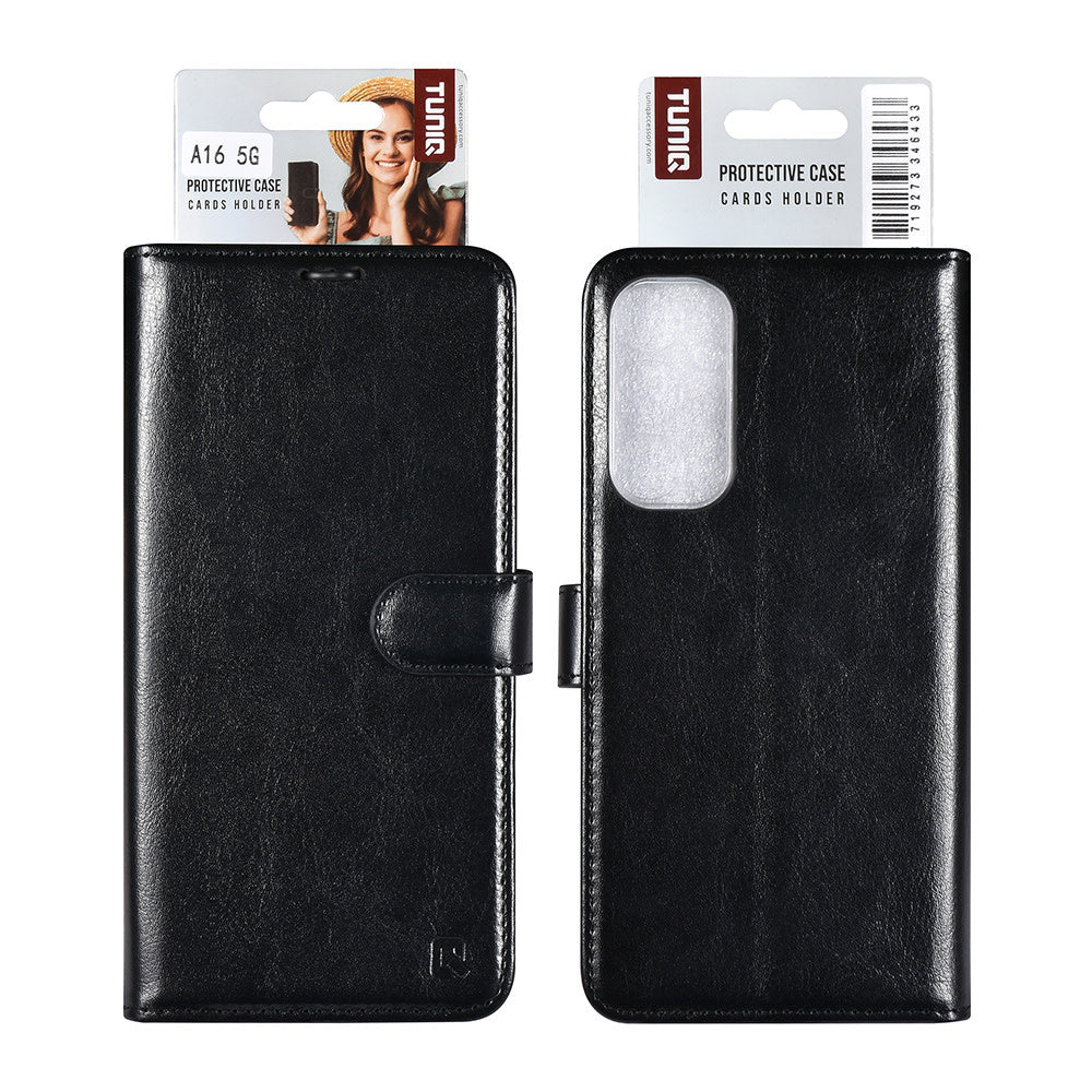 TUNIQ Samsung Galaxy A06 Book Case hoesje Pasjeshouder - Zwart-Hoesjes-Ilumina Benelux