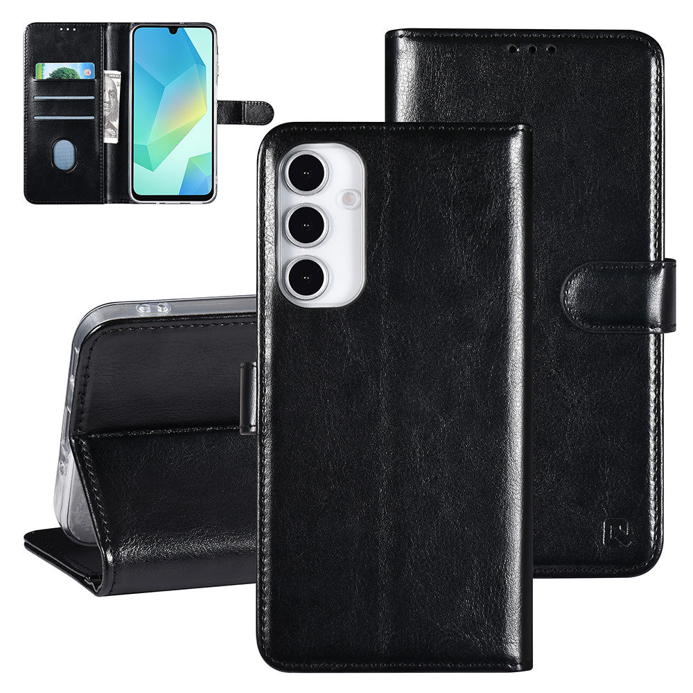 TUNIQ Samsung Galaxy A06 Book Case hoesje Pasjeshouder - Zwart-Hoesjes-Ilumina Benelux