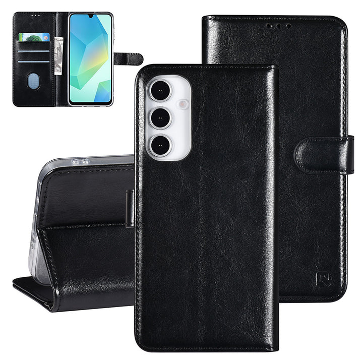 TUNIQ Samsung Galaxy A06 Book Case hoesje Pasjeshouder - Zwart-Hoesjes-Ilumina Benelux