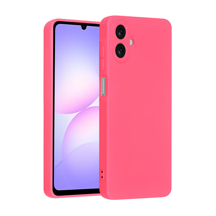 TUNIQ Samsung Galaxy A07 Backcover hoesje - Felroze-Hoesjes-Ilumina Benelux