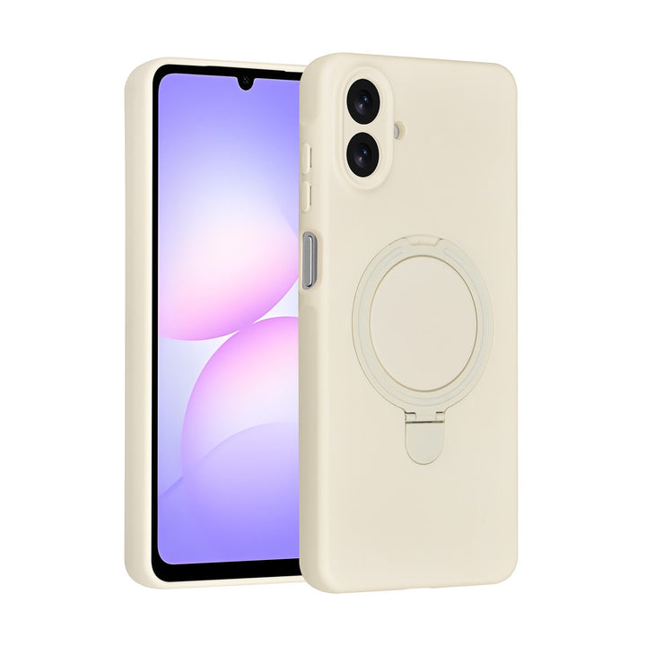 TUNIQ Samsung Galaxy A07 Backcover hoesje - Magsafe With Ring Stand - Hanger - Antique White-Hoesjes-Ilumina Benelux
