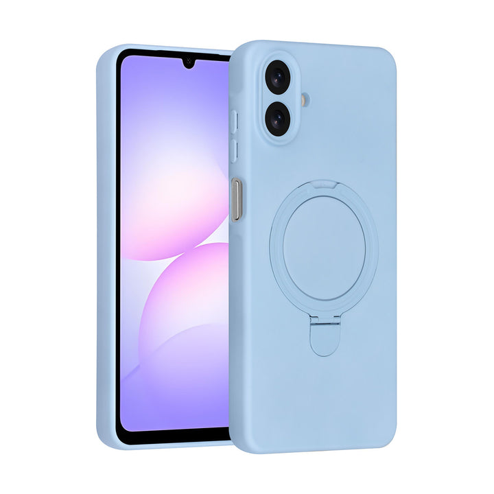 TUNIQ Samsung Galaxy A07 Backcover hoesje - Magsafe With Ring Stand - Hanger - Baby Blue-Hoesjes-Ilumina Benelux