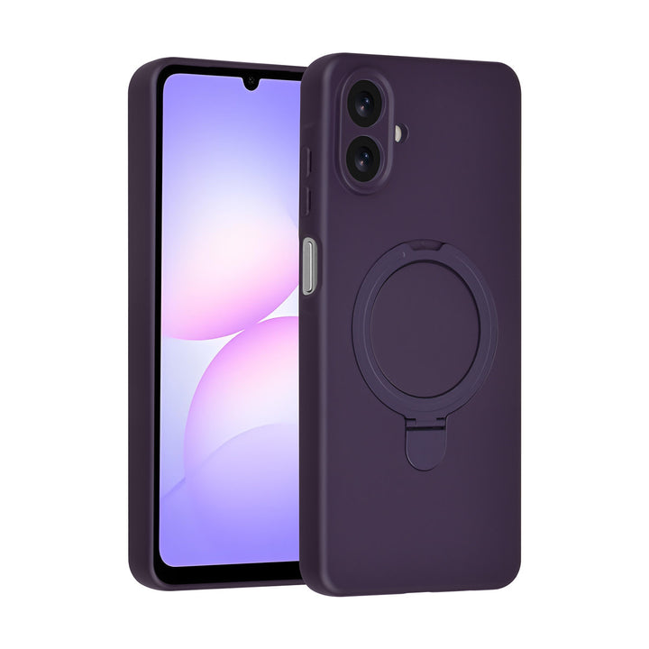 TUNIQ Samsung Galaxy A07 Backcover hoesje - Magsafe With Ring Stand - Hanger - Grape Purple-Hoesjes-Ilumina Benelux