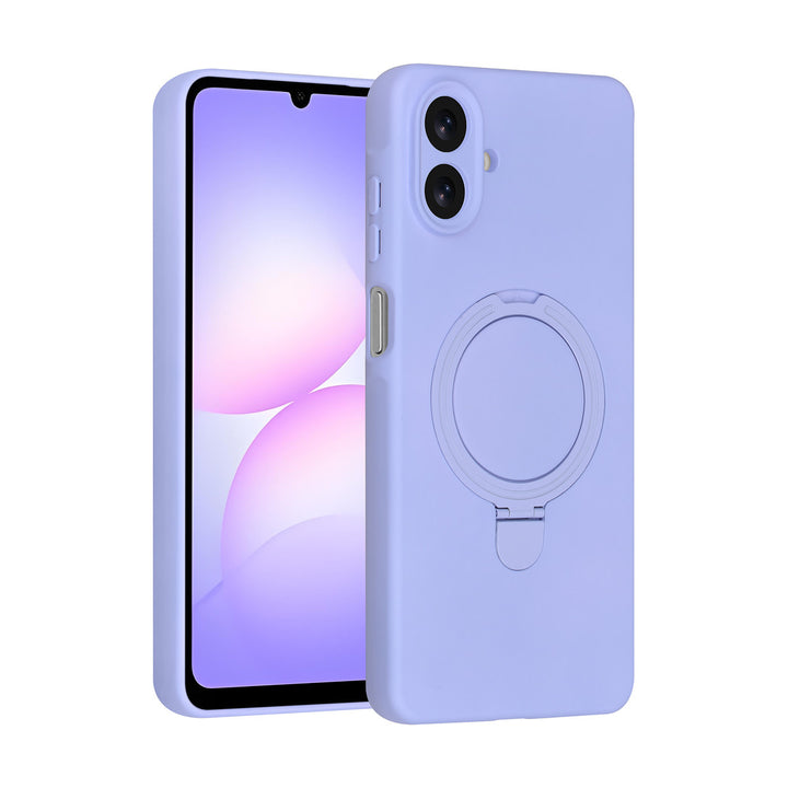 TUNIQ Samsung Galaxy A07 Backcover hoesje - Magsafe With Ring Stand - Hanger - Lila-Hoesjes-Ilumina Benelux
