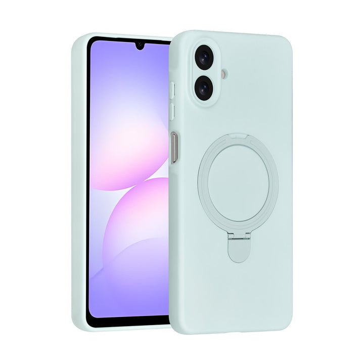 TUNIQ Samsung Galaxy A07 Backcover hoesje - Magsafe With Ring Stand - Hanger - Mint Green-Hoesjes-Ilumina Benelux