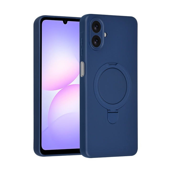 TUNIQ Samsung Galaxy A07 Backcover hoesje - Magsafe With Ring Stand - Hanger - Navy Blue-Hoesjes-Ilumina Benelux
